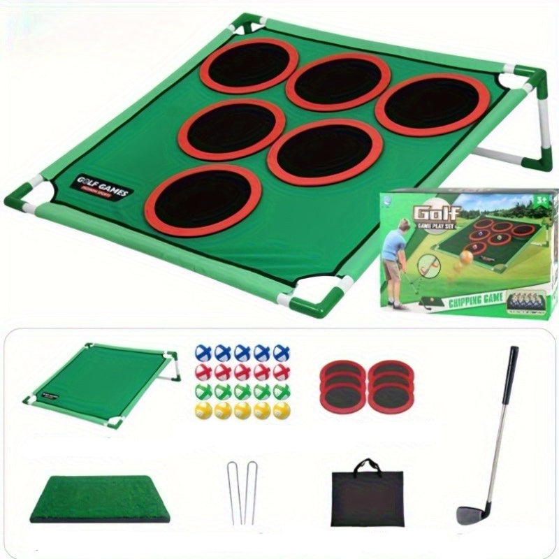 NNETM Golf Practice Net Set with Mat & Balls