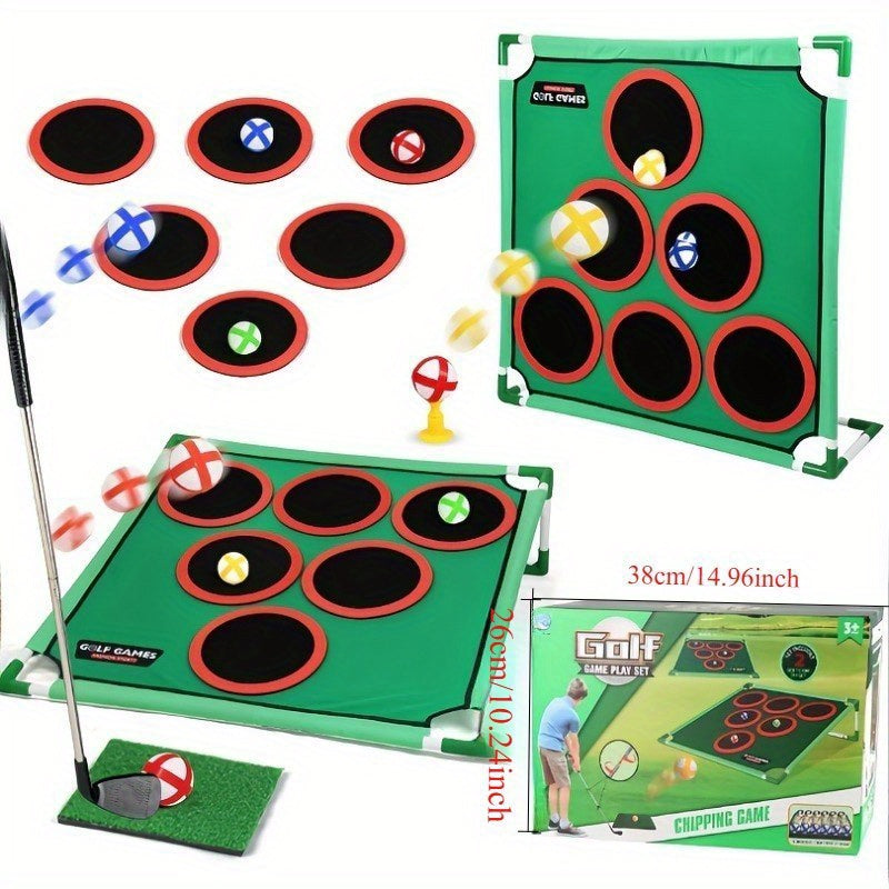 NNETM Golf Practice Net Set with Mat & Balls