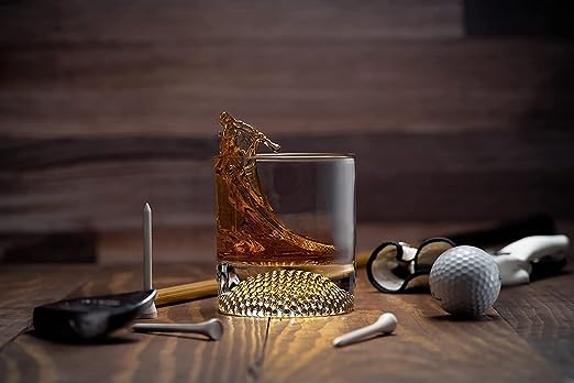 The Wine Savant Golf Ball Whiskey Glasses