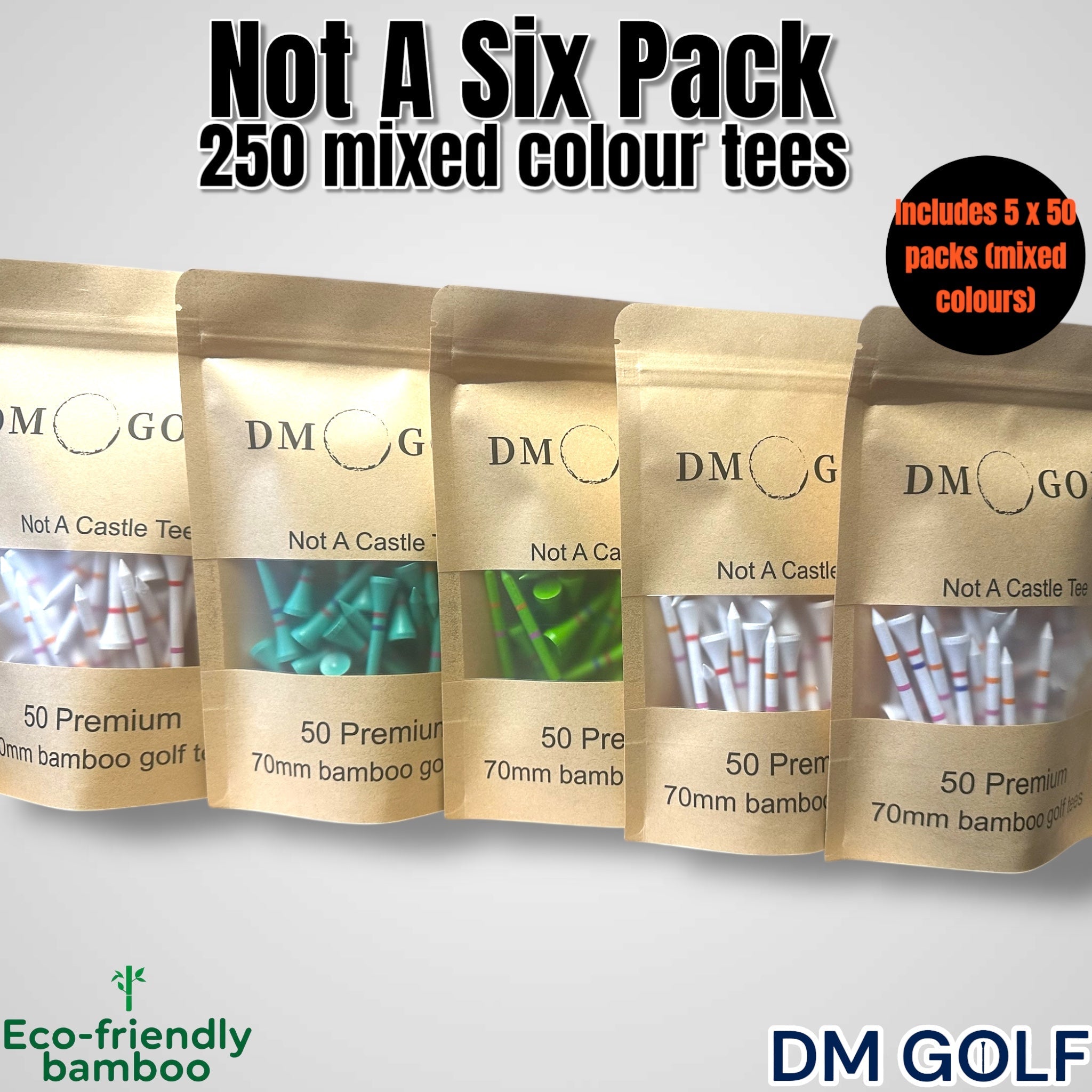 Not A Six Pack- Mixed Bundle- Not A Castle Tee-Premium 70mm