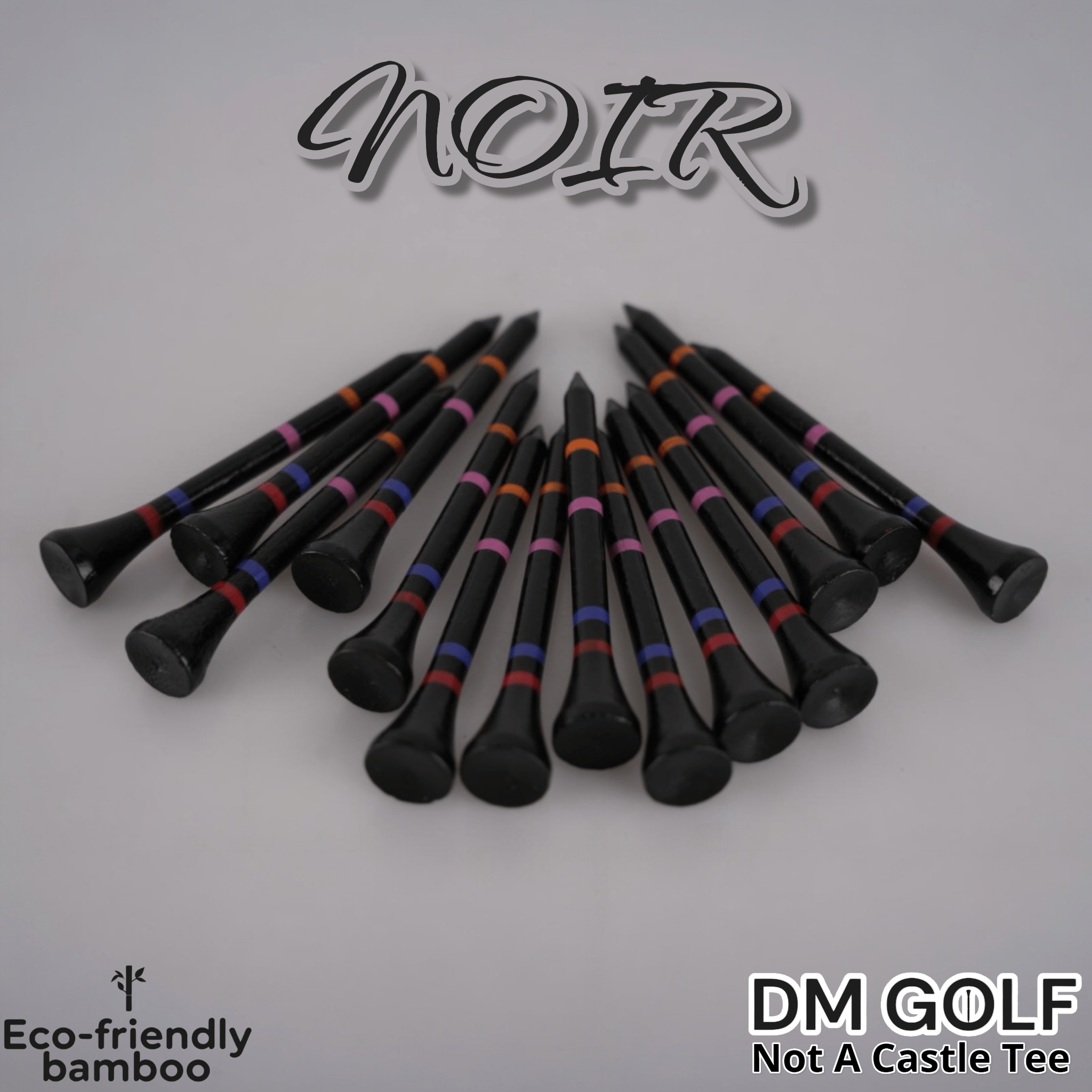 Noir-Not A Castle Tee-Premium 70mm Bamboo Golf Tee