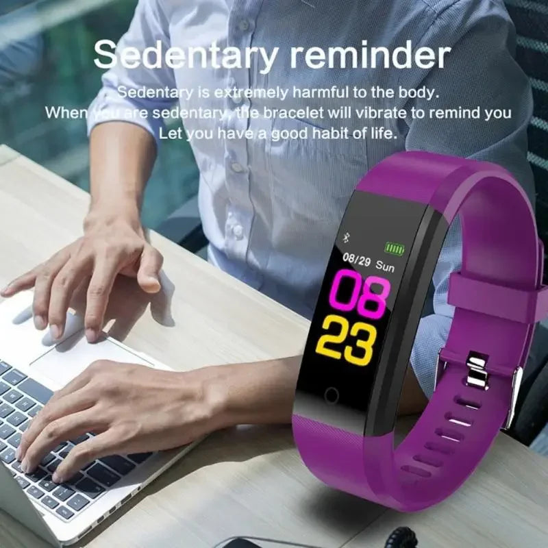 Next-Gen 115Plus Smart Watch for Men & Women: Waterproof, HR/BP Monitor*