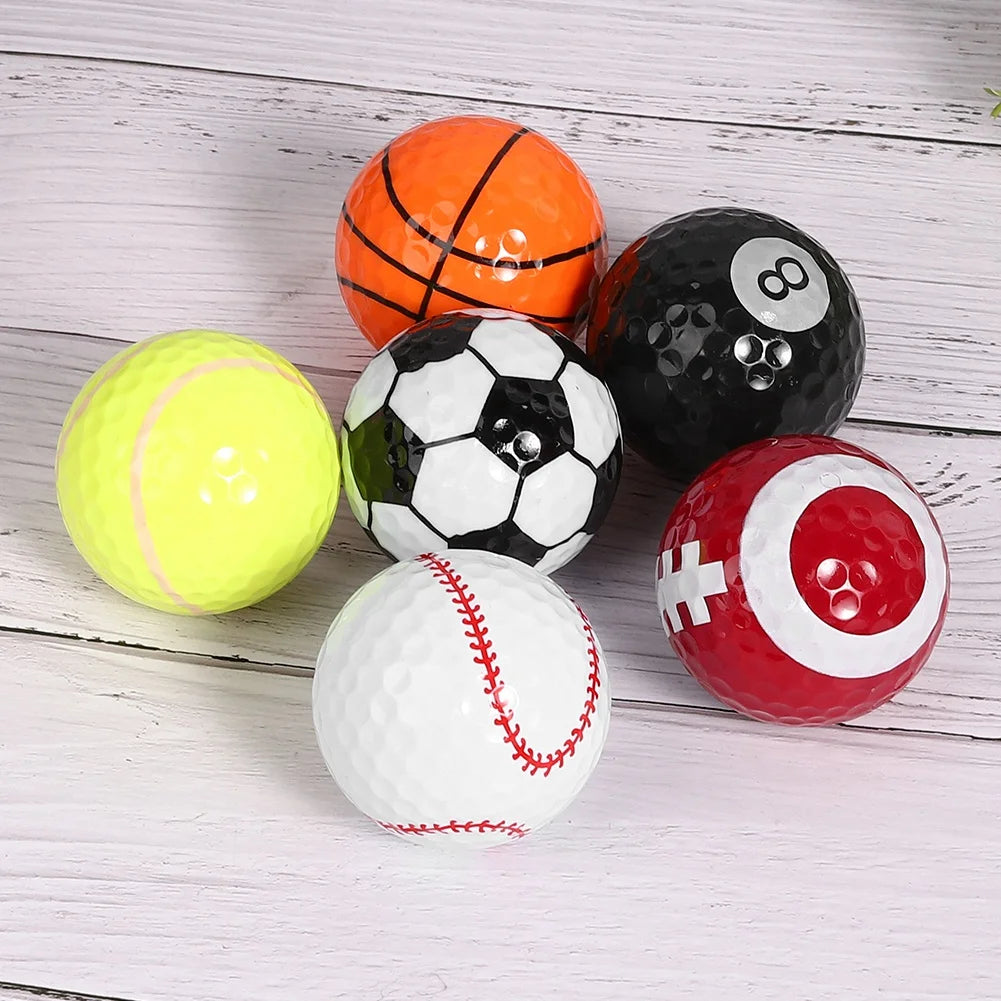 6Pcs Portable Golf Balls Sports