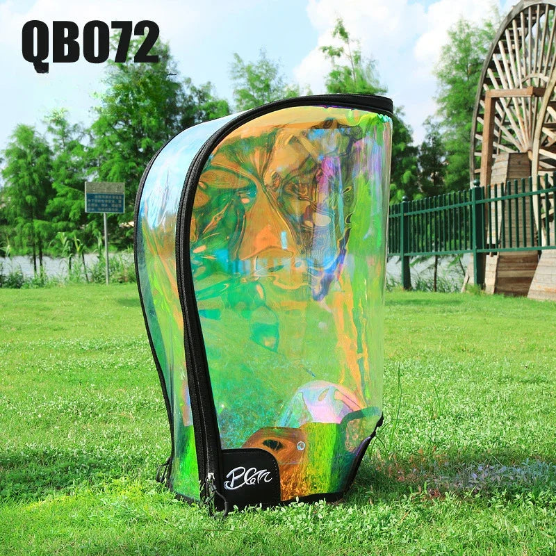 Men Women Golf Bags Colorful Transparent