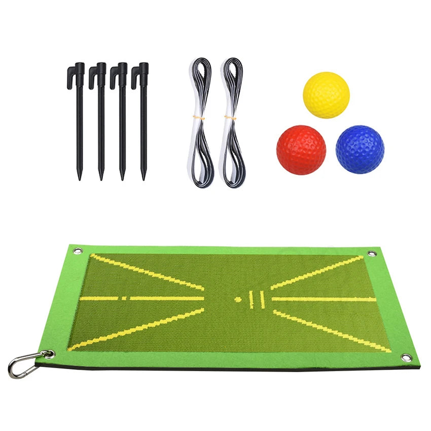 Golf Training Mat Swing Path Analyzer