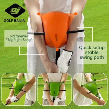 Golf swing arm posture corrector