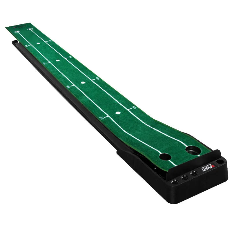 Golf Putter Trainer Set Golf Practice Putting Mat
