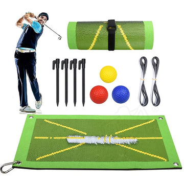 Golf Training Mat Swing Path Analyzer