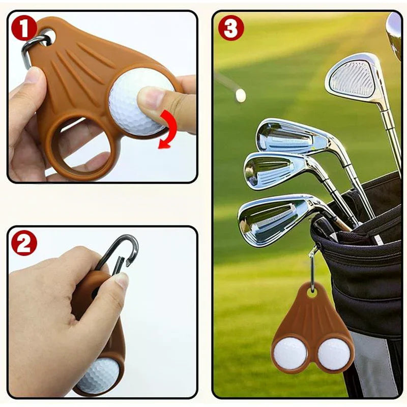 Golf Ball Holder with Protective Case