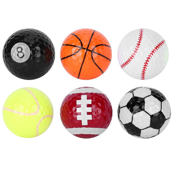 6Pcs Portable Golf Balls Sports