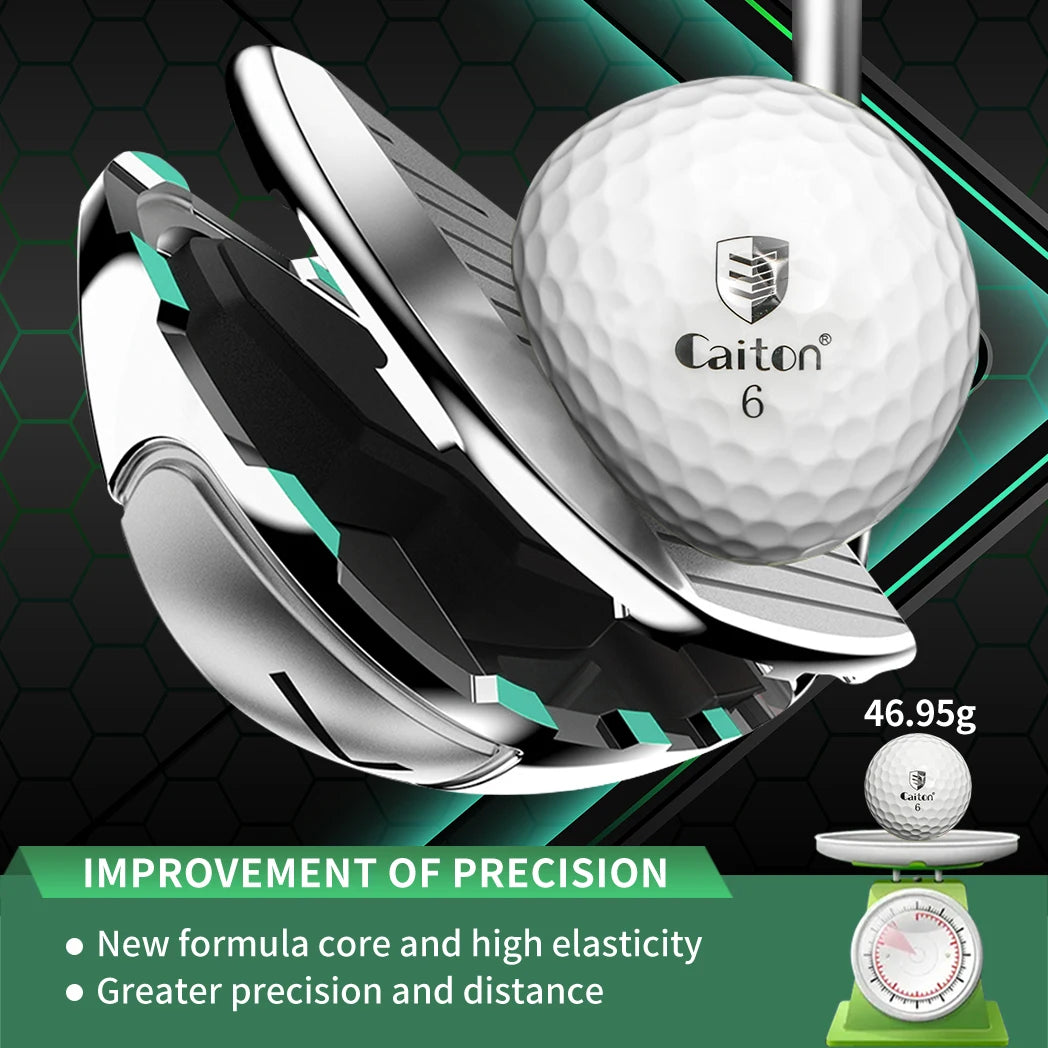 Caiton 100pcs 3-Layer Golf Balls