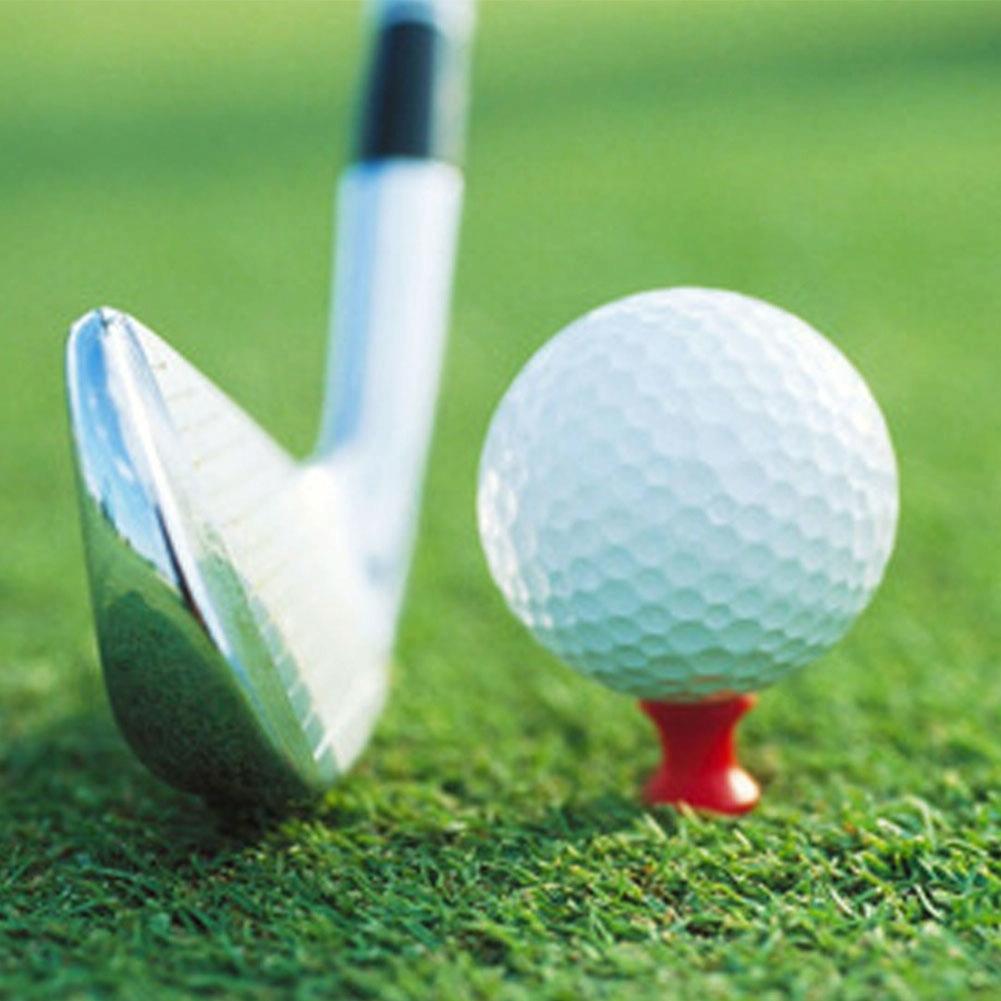 NNEIDS 60-Piece Golf Ribbon Needle Plastic Ball Tee - 37Mm Size