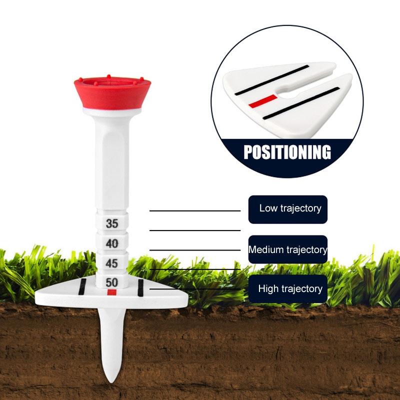 NNEIDS Adjustable Golf Tee Set - 4Pcs / Box - 77Mm Length