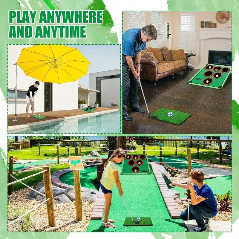 NNETM Golf Practice Net Set with Mat & Balls